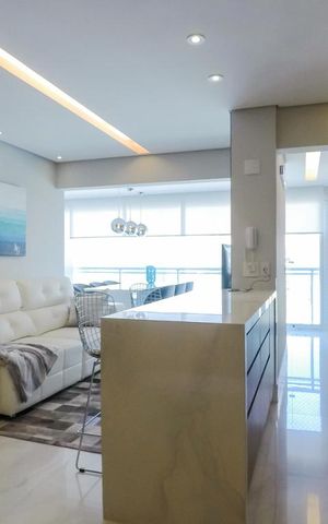 Apartamento à venda com 74m², 2 quartos e 2 vagasSala / Cozinha Americana