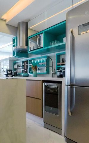 Apartamento à venda com 74m², 2 quartos e 2 vagasCozinha
