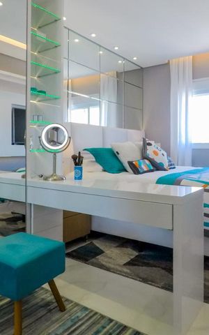 Apartamento à venda com 74m², 2 quartos e 2 vagasQuarto 2 - Suite