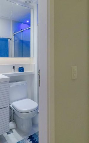 Apartamento à venda com 74m², 2 quartos e 2 vagasBanheiro