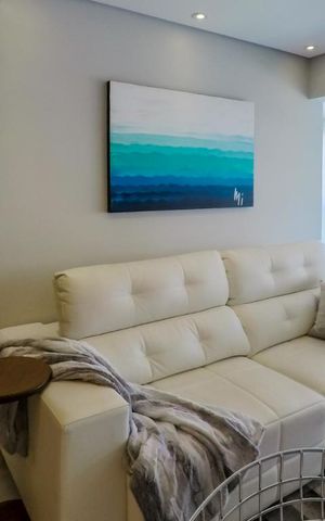 Apartamento à venda com 74m², 2 quartos e 2 vagasSala