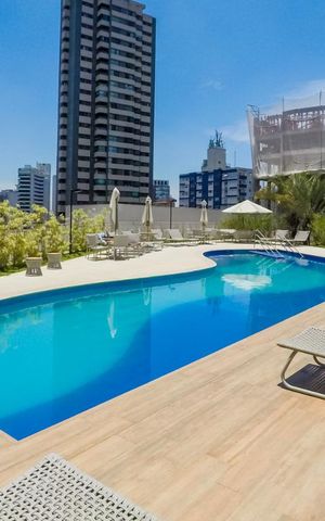 Apartamento à venda com 74m², 2 quartos e 2 vagasÁrea comum - Piscina