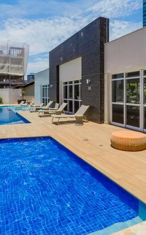 Apartamento à venda com 74m², 2 quartos e 2 vagasÁrea comum - Piscina