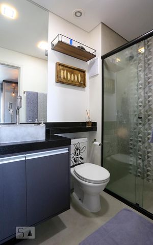 Studio para alugar com 43m², 1 quarto e 1 vagaBanheiro