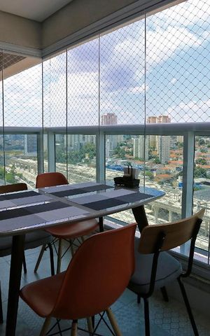 Studio para alugar com 43m², 1 quarto e 1 vagaVaranda