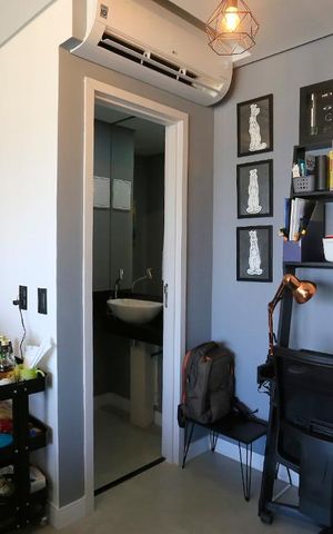 Studio para alugar com 43m², 1 quarto e 1 vagaSala