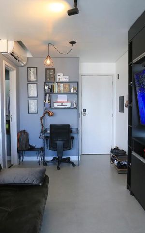 Studio para alugar com 43m², 1 quarto e 1 vagaSala