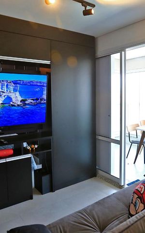 Studio para alugar com 43m², 1 quarto e 1 vagaSala