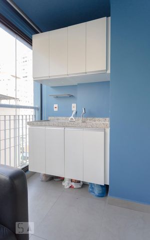 Studio para alugar com 35m², 1 quarto e 1 vagaVaranda