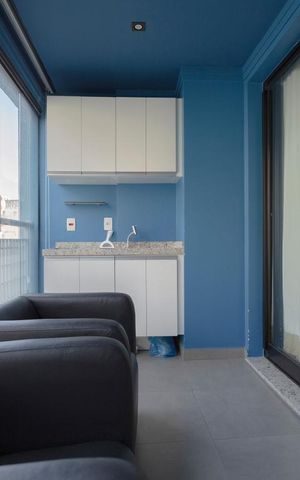 Studio para alugar com 35m², 1 quarto e 1 vagaVaranda