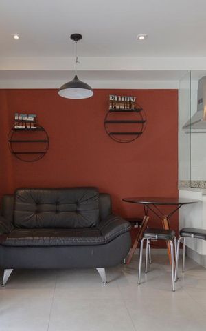 Studio para alugar com 35m², 1 quarto e 1 vagaQuarto