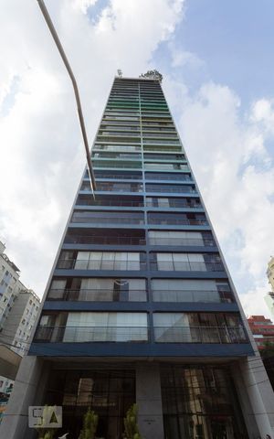 Studio para alugar com 35m², 1 quarto e 1 vagaFachada