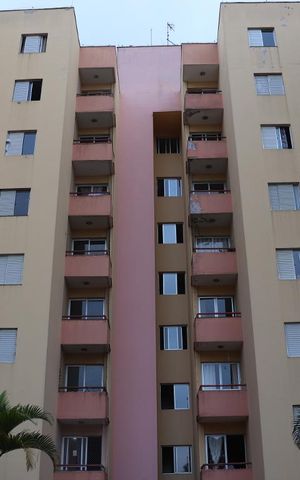 Apartamento à venda com 55m², 2 quartos e 1 vagaFachada do bloco