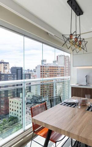 Studio para alugar com 32m², 1 quarto e 1 vagaStudio
