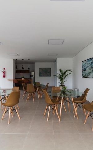 Studio à venda com 41m², 1 quarto e 1 vagaSalão de Festas