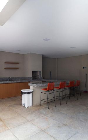 Studio à venda com 41m², 1 quarto e 1 vagaChurrasqueira