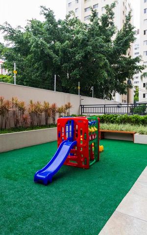 Studio à venda com 41m², 1 quarto e 1 vagaPlayground