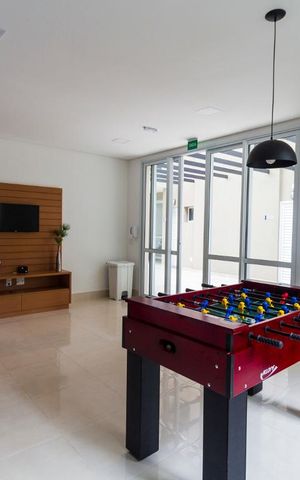 Studio à venda com 41m², 1 quarto e 1 vagaSalão de jogos