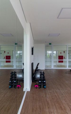 Studio à venda com 41m², 1 quarto e 1 vagaAcademia