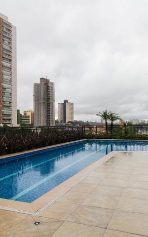 Studio à venda com 41m², 1 quarto e 1 vagaPiscina