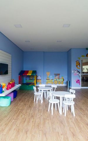 Studio à venda com 41m², 1 quarto e 1 vagaBrinquedoteca