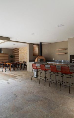 Studio à venda com 41m², 1 quarto e 1 vagaChurrasqueira