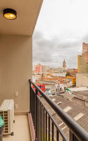Studio à venda com 30m², 1 quarto e sem vagaVaranda