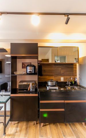 Studio à venda com 30m², 1 quarto e sem vagaCozinha