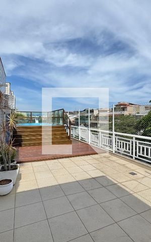 Apartamento à venda com 204m², 3 quartos e 3 vagas Apartamento à venda com 204m², 3 quartos e 3 vagasVaranda e Terraço