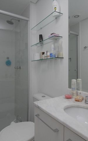 Apartamento à venda com 70m², 2 quartos e 1 vagaBanheiro da Suíte