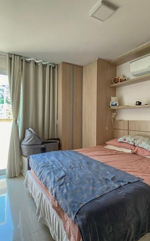 Apartamento à venda com 181m², 3 quartos e 2 vagasQuarto 3 Suíte