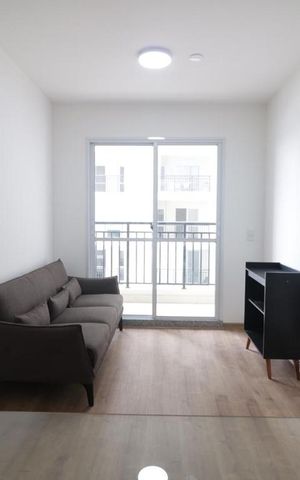Apartamento para alugar com 36m², 1 quarto e 1 vaga Apartamento para alugar com 36m², 1 quarto e 1 vagaDetalhe Sala