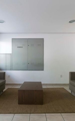 Apartamento para alugar com 44m², 2 quartos e 1 vagaÁrea comum - Hall social