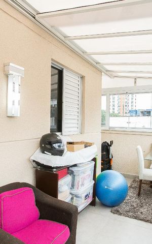 Apartamento à venda com 90m², 3 quartos e 1 vagaVaranda