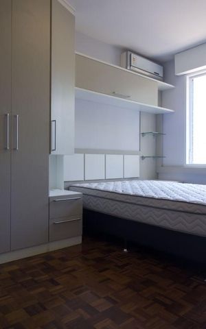 Studio para alugar com 44m², 1 quarto e 1 vaga Studio para alugar com 44m², 1 quarto e 1 vagaQuarto