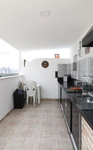 Apartamento à venda com 220m², 3 quartos e 1 vagaChurrasqueira cobertura