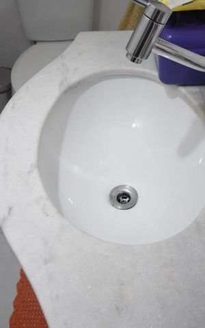 Casa de condomínio para alugar com 118m², 3 quartos e 1 vagaDetalhe do Lavabo
