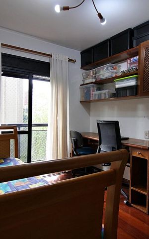Apartamento à venda com 190m², 4 quartos e 3 vagasEscritório/Quarto