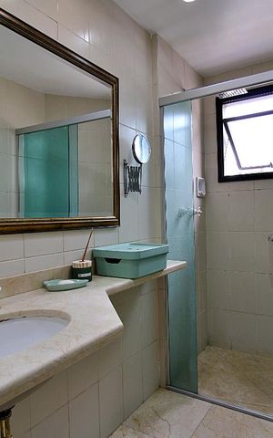 Apartamento à venda com 190m², 4 quartos e 3 vagasBanheiro da Suíte 1