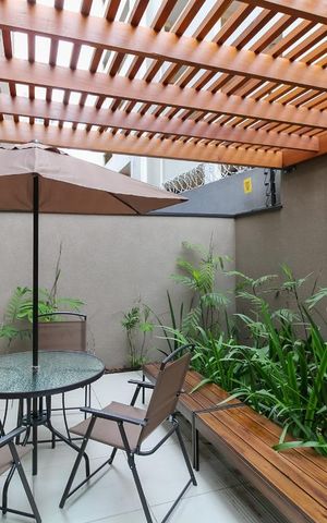Studio à venda com 33m², 1 quarto e sem vaga Studio à venda com 33m², 1 quarto e sem vagaSalão de festas/Área Externa