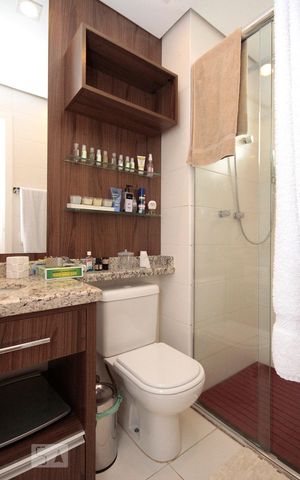 Apartamento para alugar com 84m², 1 quarto e 1 vagaBanheiro da Suíte