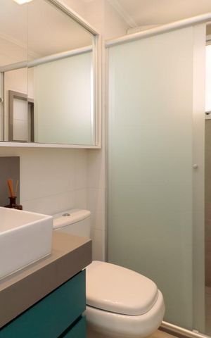 Apartamento à venda com 50m², 1 quarto e 1 vaga Apartamento à venda com 50m², 1 quarto e 1 vagaBanheiro