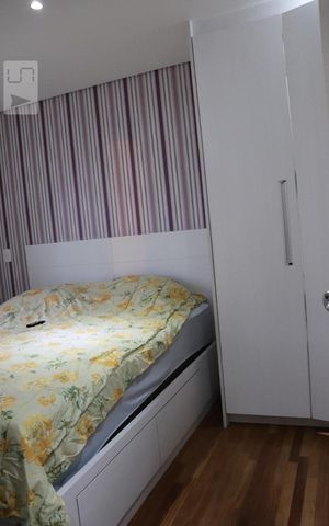 Apartamento à venda com 54m², 2 quartos e 1 vagaQuarto 2