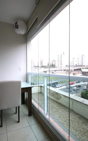 Apartamento para alugar com 47m², 1 quarto e 1 vagaVaranda