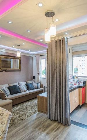 Apartamento para alugar com 69m², 2 quartos e 2 vagasSala