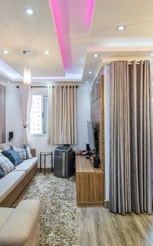 Apartamento para alugar com 69m², 2 quartos e 2 vagasSala