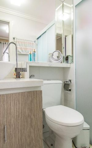 Apartamento para alugar com 69m², 2 quartos e 2 vagasBanheiro da Suíte