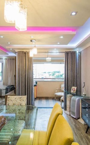 Apartamento para alugar com 69m², 2 quartos e 2 vagasSala