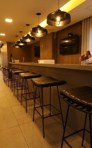 Studio à venda com 42m², 1 quarto e sem vagaSalão de Festas