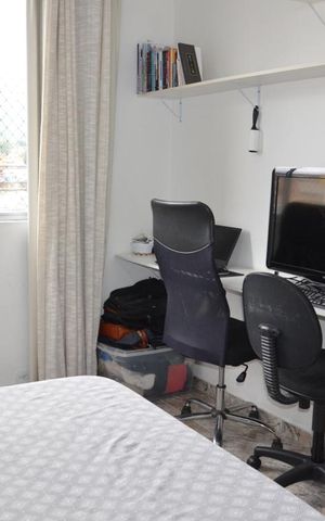 Apartamento à venda com 57m², 2 quartos e 1 vagaQuarto -2